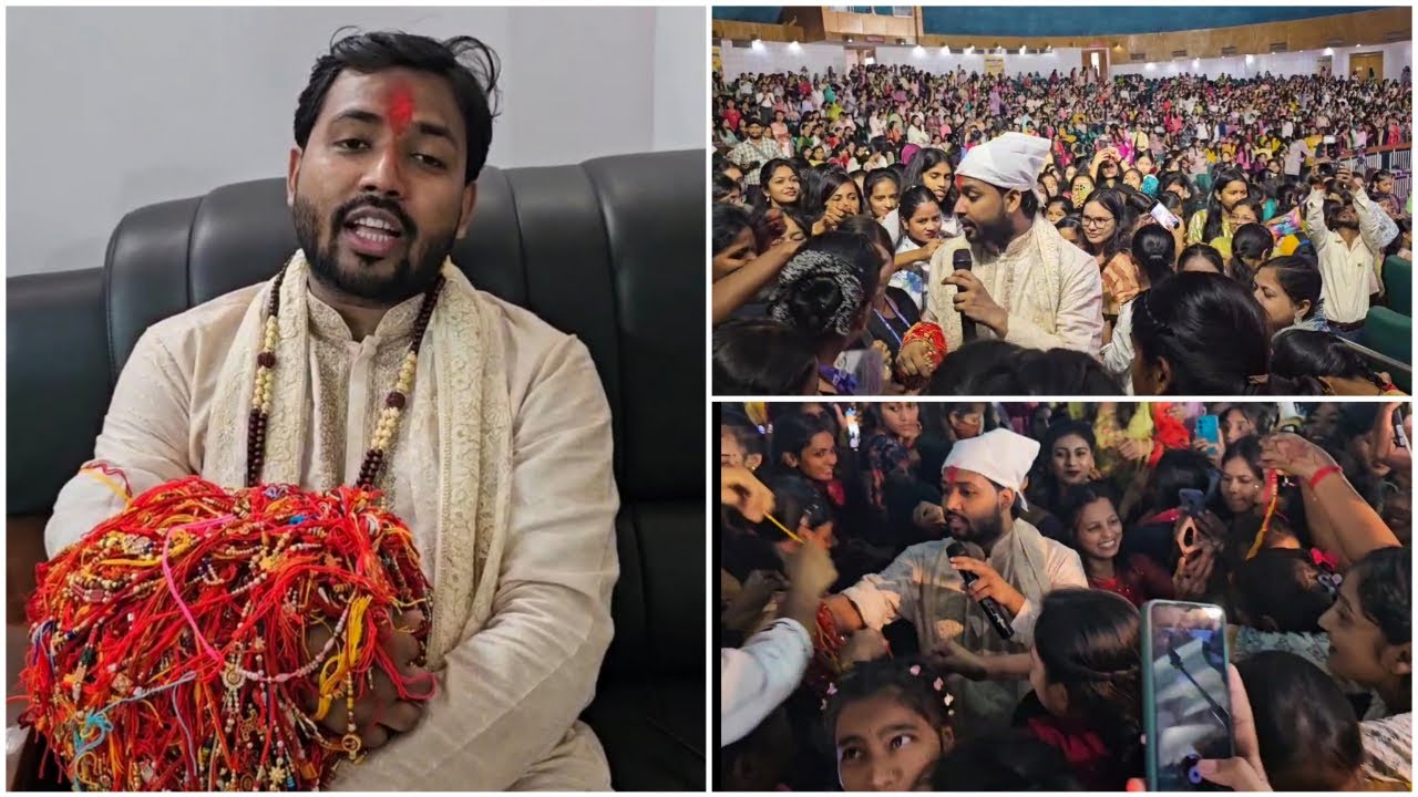 Khan Sir Breaks World Record with Over 15,000 Rakhi Bands Tied on His Hand