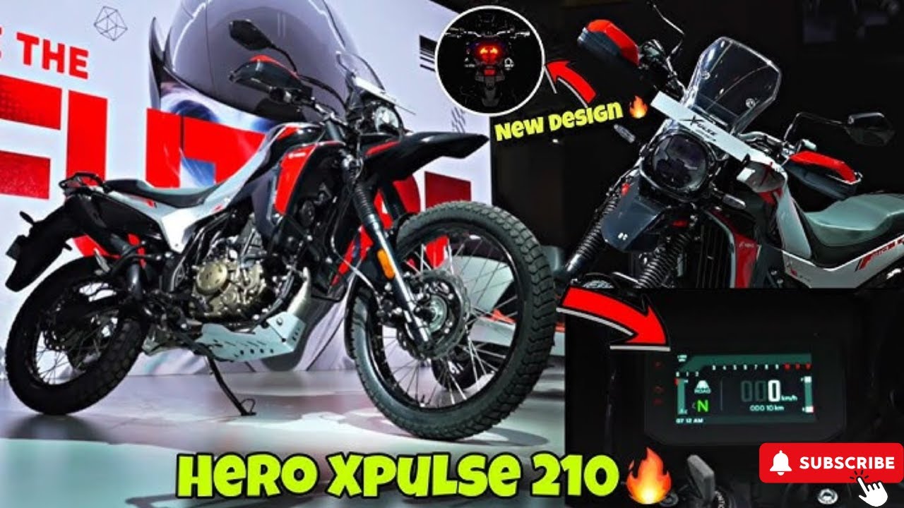 Hero Xpulse 210 Comes with Adventure-Ready Suspension for Smooth Rides